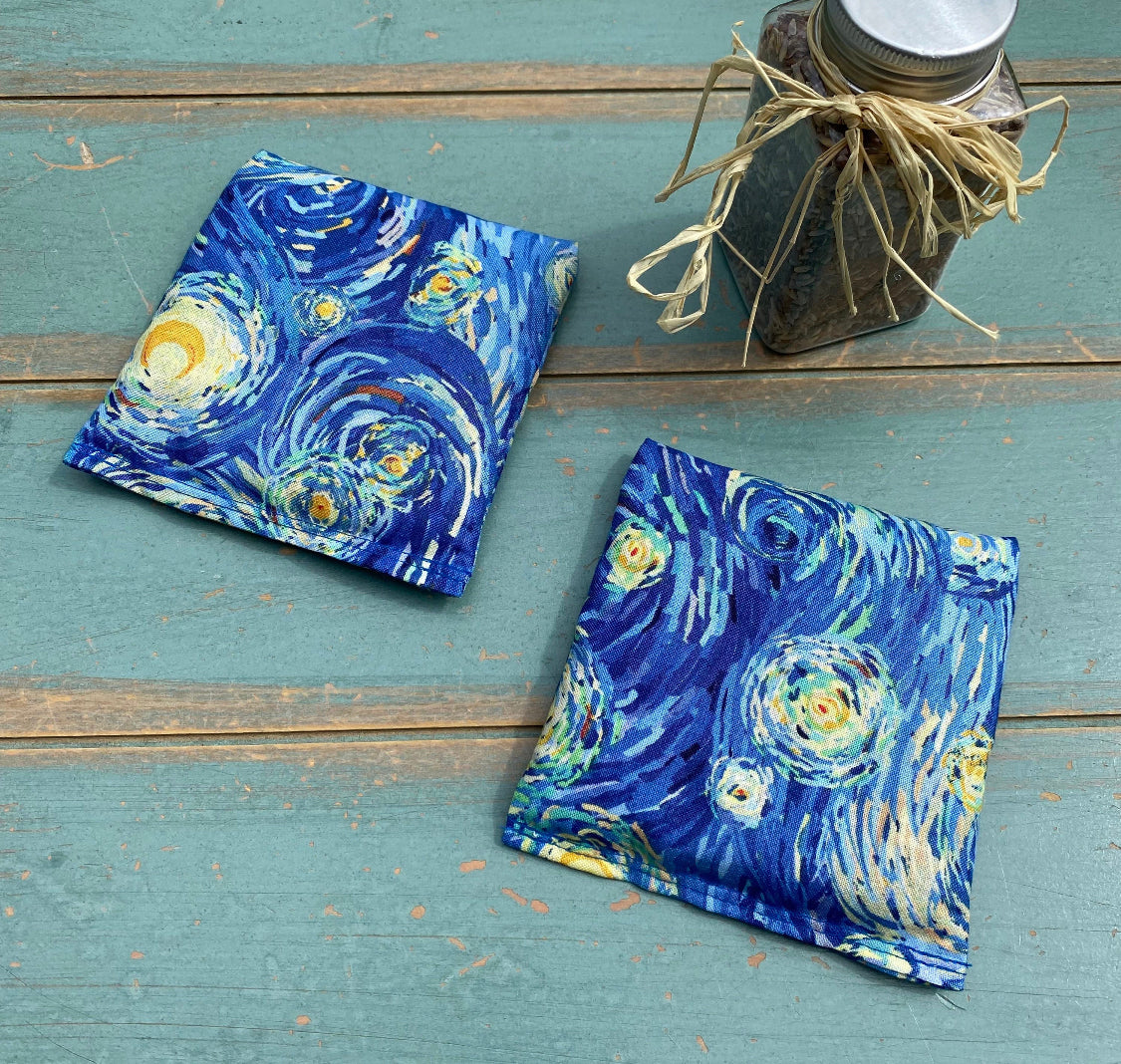 Yoga Trinity Set, Eye Pillow & ShaSha's, Aromatherapy Eye Pillow, Yoga Hand Weights, Eucalyptus peppermint eye pillow