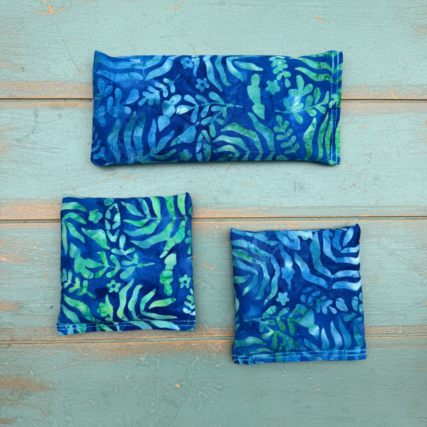 Yoga Trinity Set, Eye Pillow & ShaSha's, Aromatherapy Eye Pillow, Yoga Hand Weights, Eucalyptus peppermint eye pillow