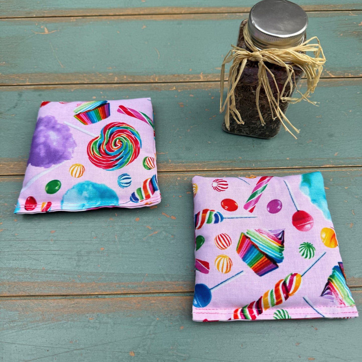 Yoga Trinity Set, Eye Pillow & ShaSha's, Aromatherapy Eye Pillow, Yoga Hand Weights, Eucalyptus peppermint eye pillow
