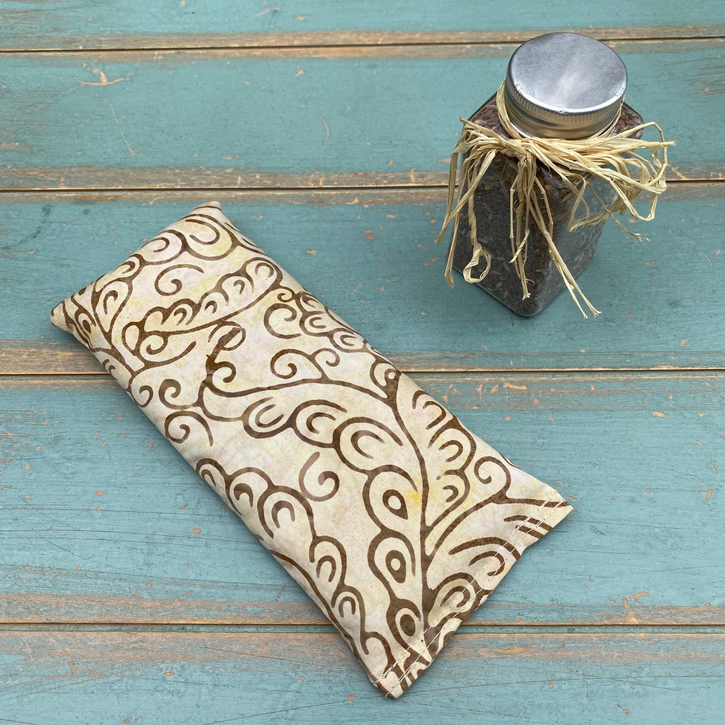 Yoga Trinity Set, Eye Pillow & ShaSha's, Rosemary Lavender Eye Pillow, Yoga Hand Weights