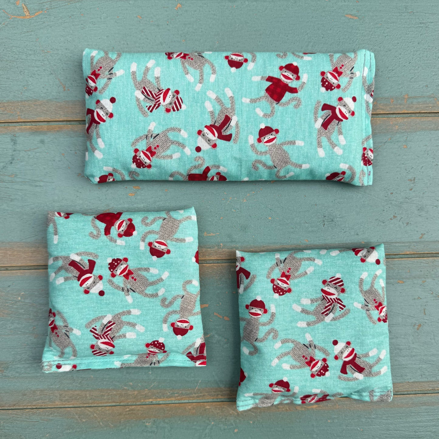 Yoga Trinity Set, Eye Pillow & ShaSha's, Aromatherapy Eye Pillow, Yoga Hand Weights, Eucalyptus peppermint eye pillow