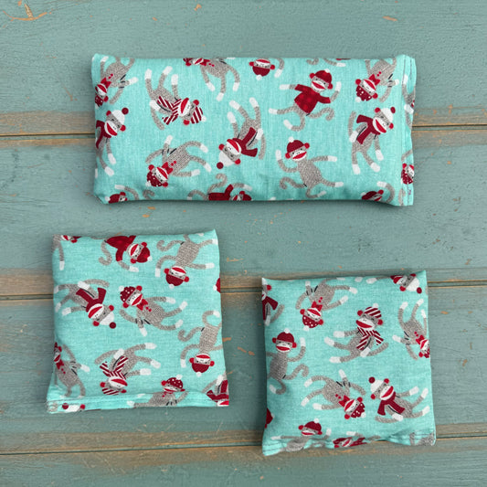 Yoga Trinity Set, Eye Pillow & ShaSha's, Aromatherapy Eye Pillow, Yoga Hand Weights, Eucalyptus peppermint eye pillow