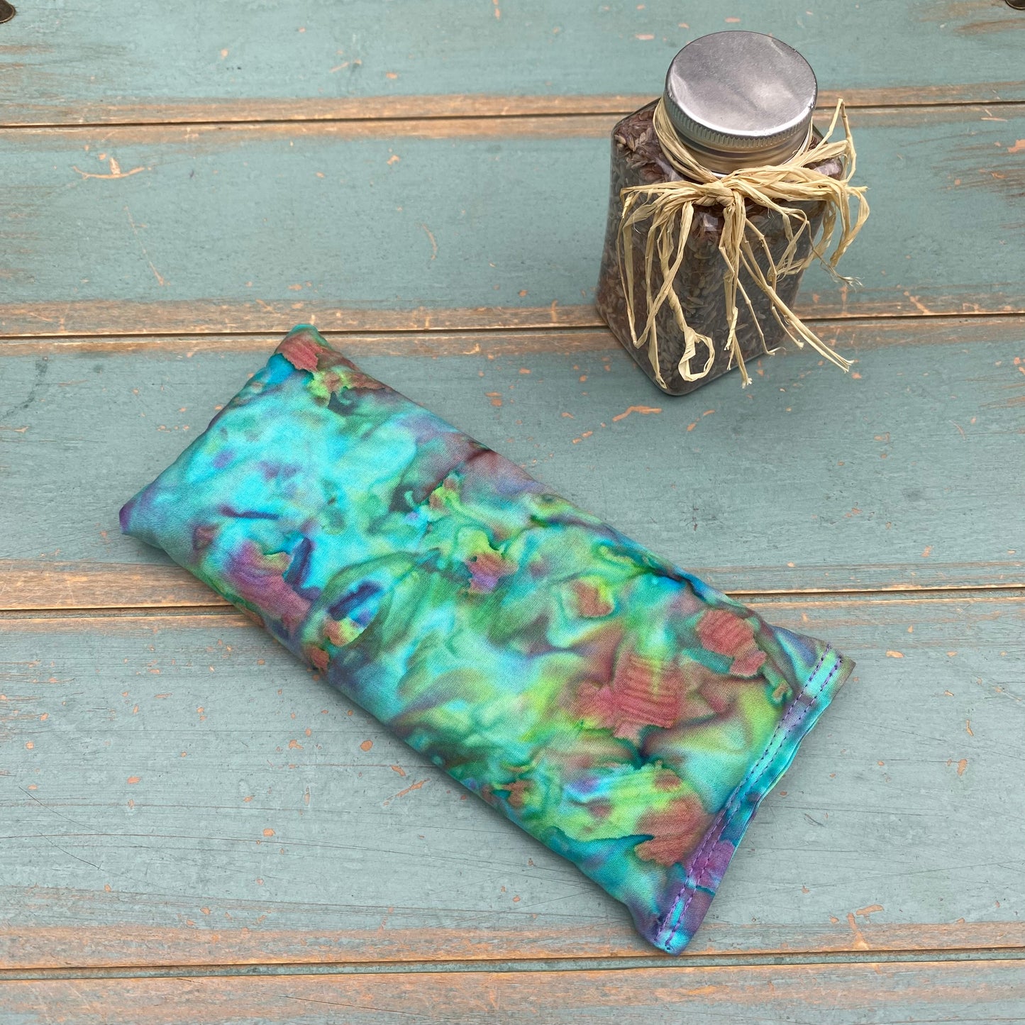 Yoga Trinity Set, Eye Pillow & ShaSha's, Rosemary Lavender Eye Pillow, Yoga Hand Weights