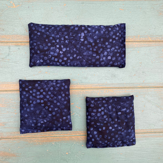 Yoga Trinity Set, Eye Pillow & ShaSha's, Aromatherapy Eye Pillow, Yoga Hand Weights, Eucalyptus peppermint eye pillow