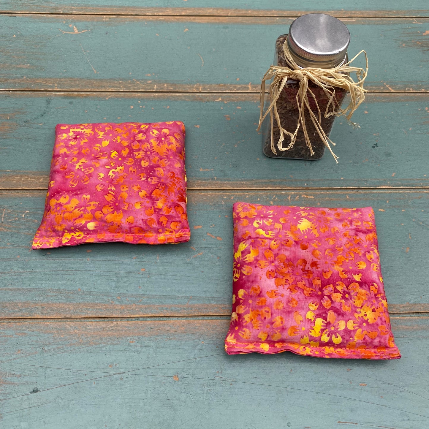 Yoga Trinity Set, Eye Pillow & ShaSha's, Aromatherapy Eye Pillow, Yoga Hand Weights, Eucalyptus peppermint eye pillow