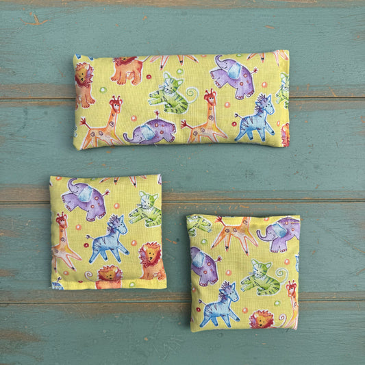 Yoga Trinity Set, Eye Pillow & ShaSha's, Aromatherapy Eye Pillow, Yoga Hand Weights, Eucalyptus peppermint eye pillow
