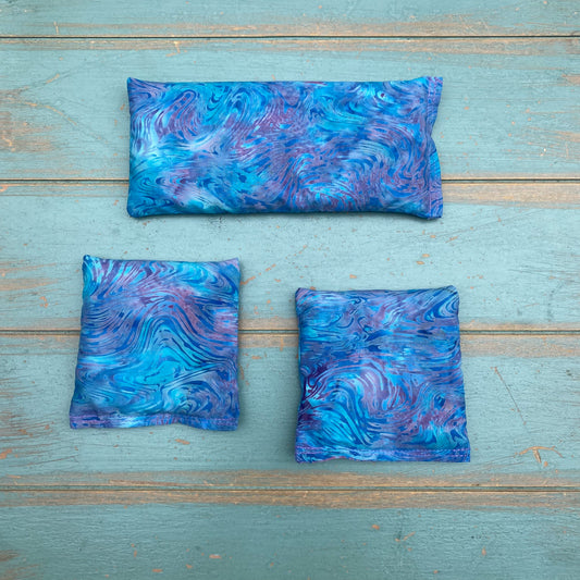 Yoga Trinity Set, Eye Pillow & ShaSha's, Aromatherapy Eye Pillow, Yoga Hand Weights, Eucalyptus peppermint eye pillow