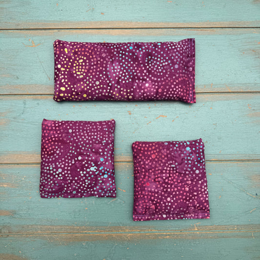 Yoga Trinity Set, Eye Pillow & ShaSha's, Aromatherapy Eye Pillow, Yoga Hand Weights, Eucalyptus peppermint eye pillow