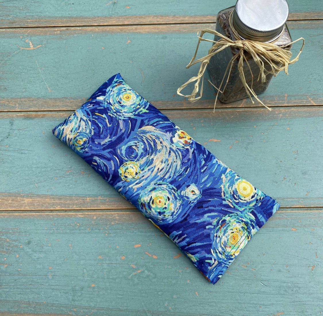 Yoga Trinity Set, Eye Pillow & ShaSha's, Aromatherapy Eye Pillow, Yoga Hand Weights, Eucalyptus peppermint eye pillow