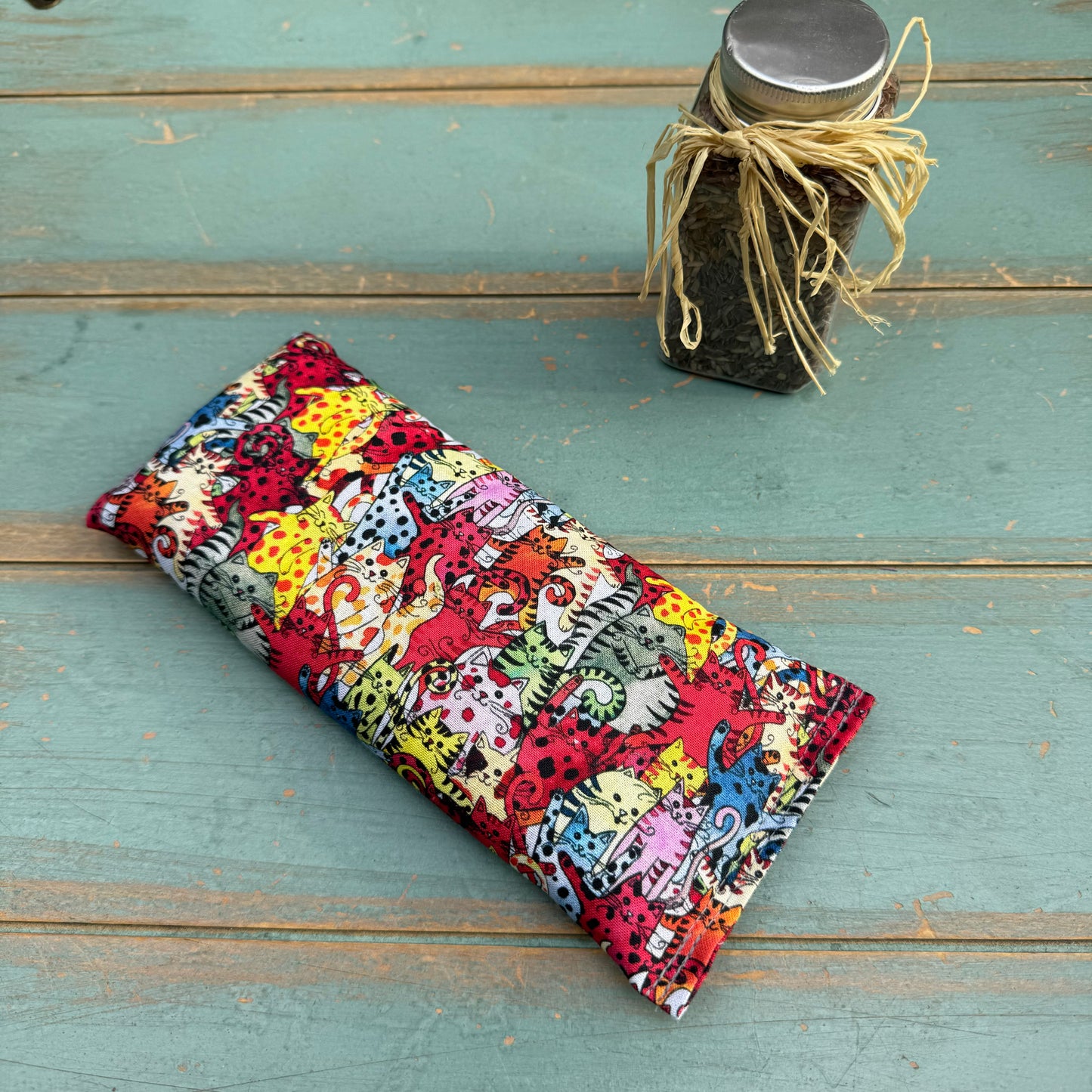 Yoga Trinity Set, Eye Pillow & ShaSha's, Aromatherapy Eye Pillow, Yoga Hand Weights, Eucalyptus peppermint eye pillow