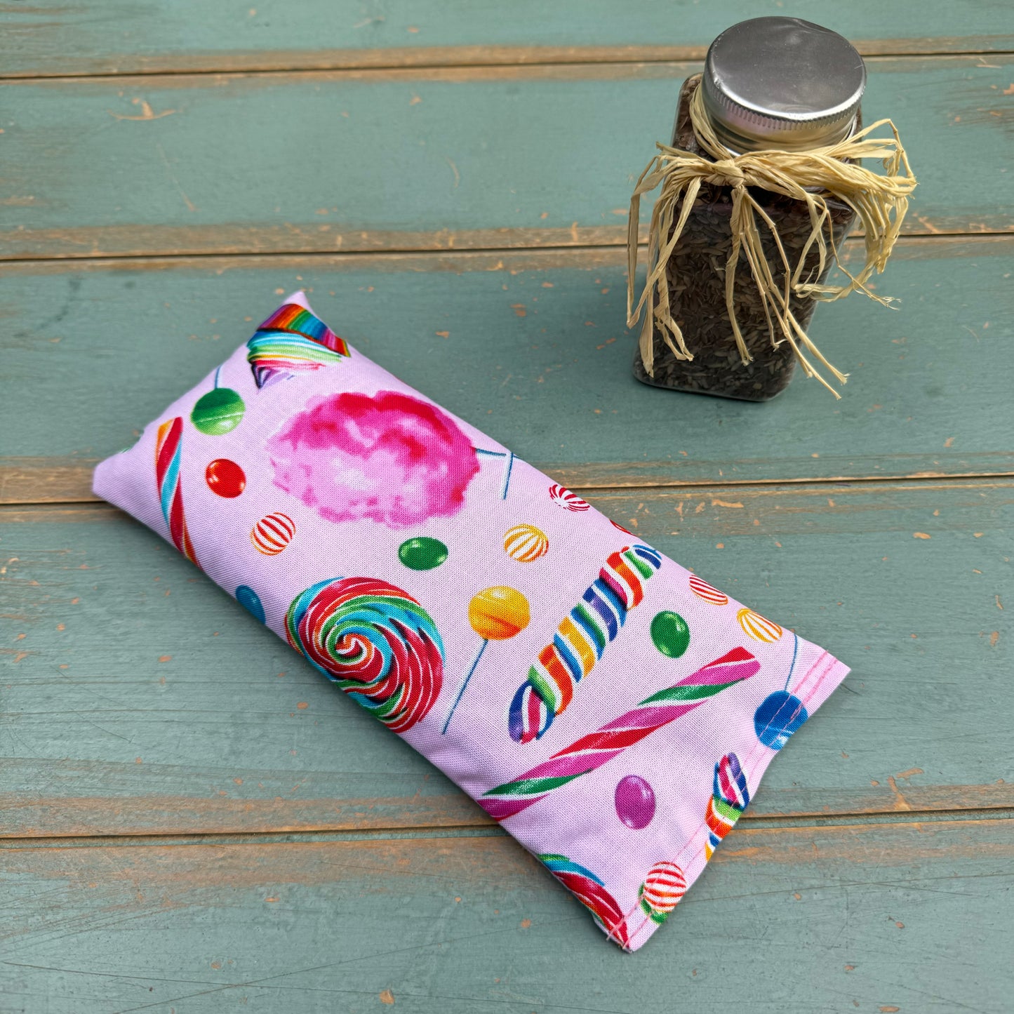 Yoga Trinity Set, Eye Pillow & ShaSha's, Aromatherapy Eye Pillow, Yoga Hand Weights, Eucalyptus peppermint eye pillow