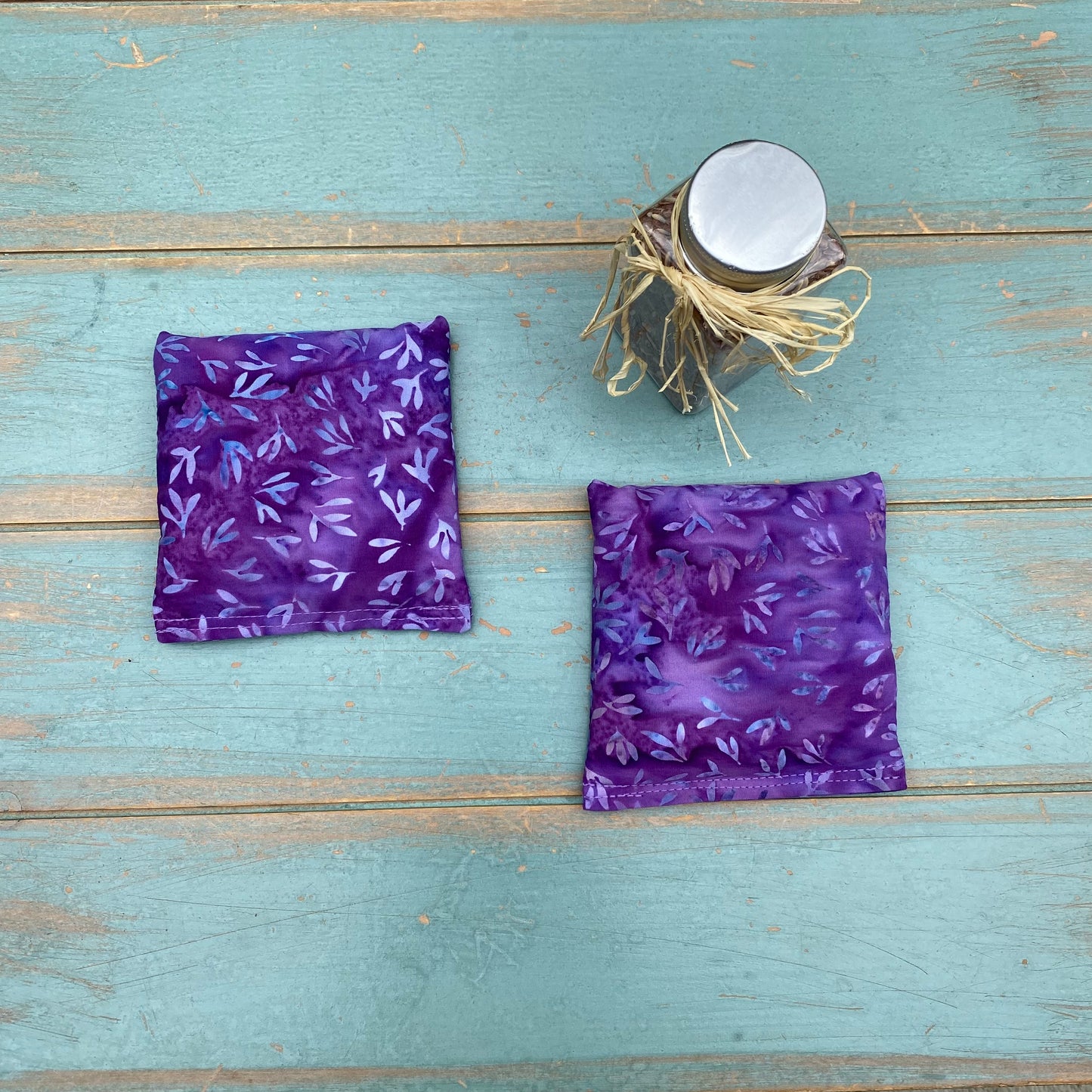Yoga Trinity Set, Eye Pillow & ShaSha's, Rosemary Lavender Eye Pillow, Yoga Hand Weights