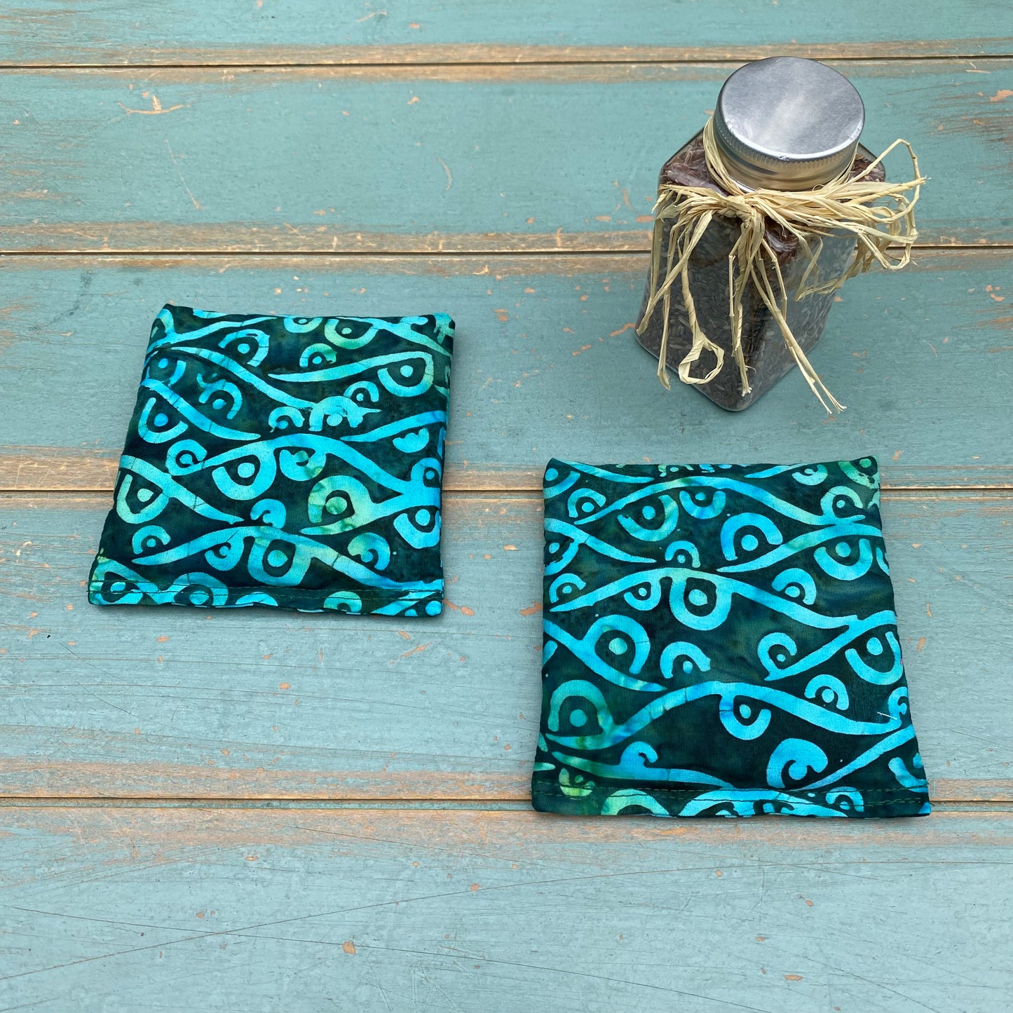 Yoga Trinity Set, Eye Pillow & ShaSha's, Rosemary Lavender Eye Pillow, Yoga Hand Weights