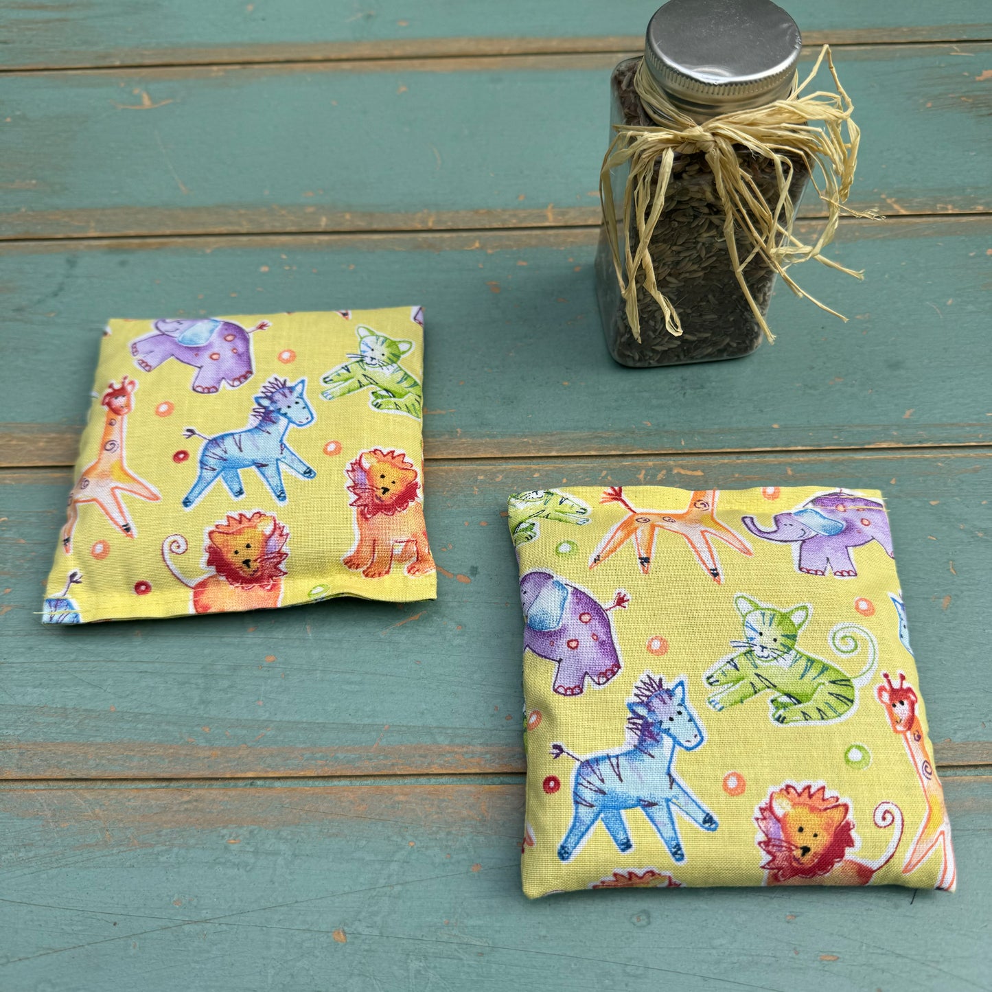 Yoga Trinity Set, Eye Pillow & ShaSha's, Aromatherapy Eye Pillow, Yoga Hand Weights, Eucalyptus peppermint eye pillow