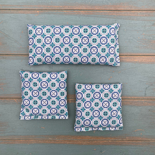 Yoga Trinity Set, Eye Pillow & ShaSha's, Aromatherapy Eye Pillow, Yoga Hand Weights, Eucalyptus peppermint eye pillow