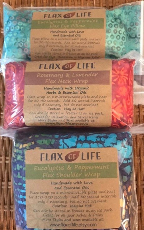 Retail Starter Kit-12 Aromatherapy Shoulder Wraps, 12 Neck Wraps & 12 Eye Pillows, Wholesale Gifts, Unique gifts, Wellness, Spa Gifts, Yoga