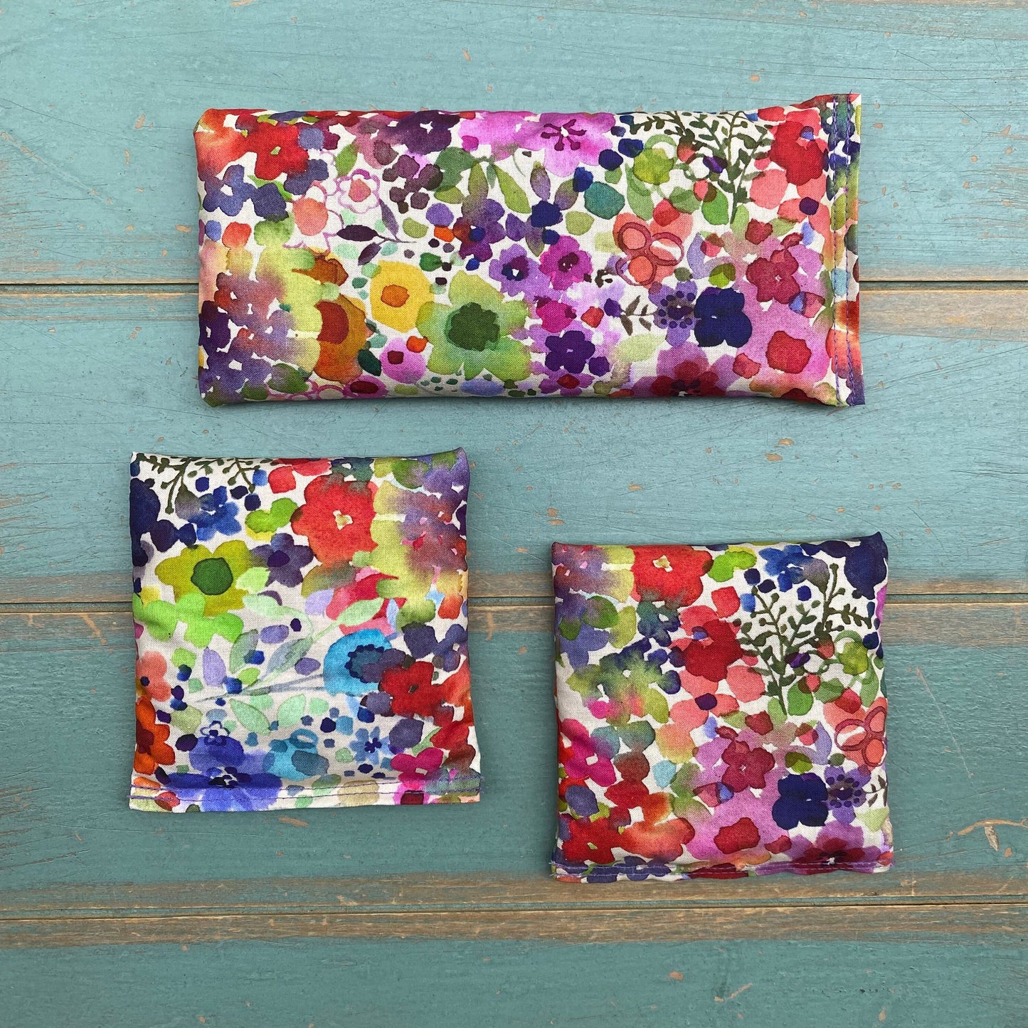 Yoga Trinity Set, Eye Pillow & ShaSha's, Rosemary Lavender Eye Pillow, Yoga Hand Weights