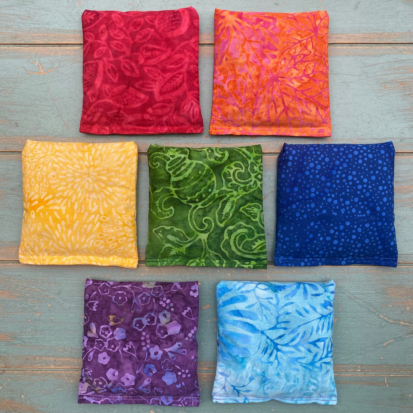 Chakra Pillows, Yoga Props, Yoga Weights, Restless hands, Savasana pillow, Finger Fidgets, Chakras, Rainbow, LGBTQ