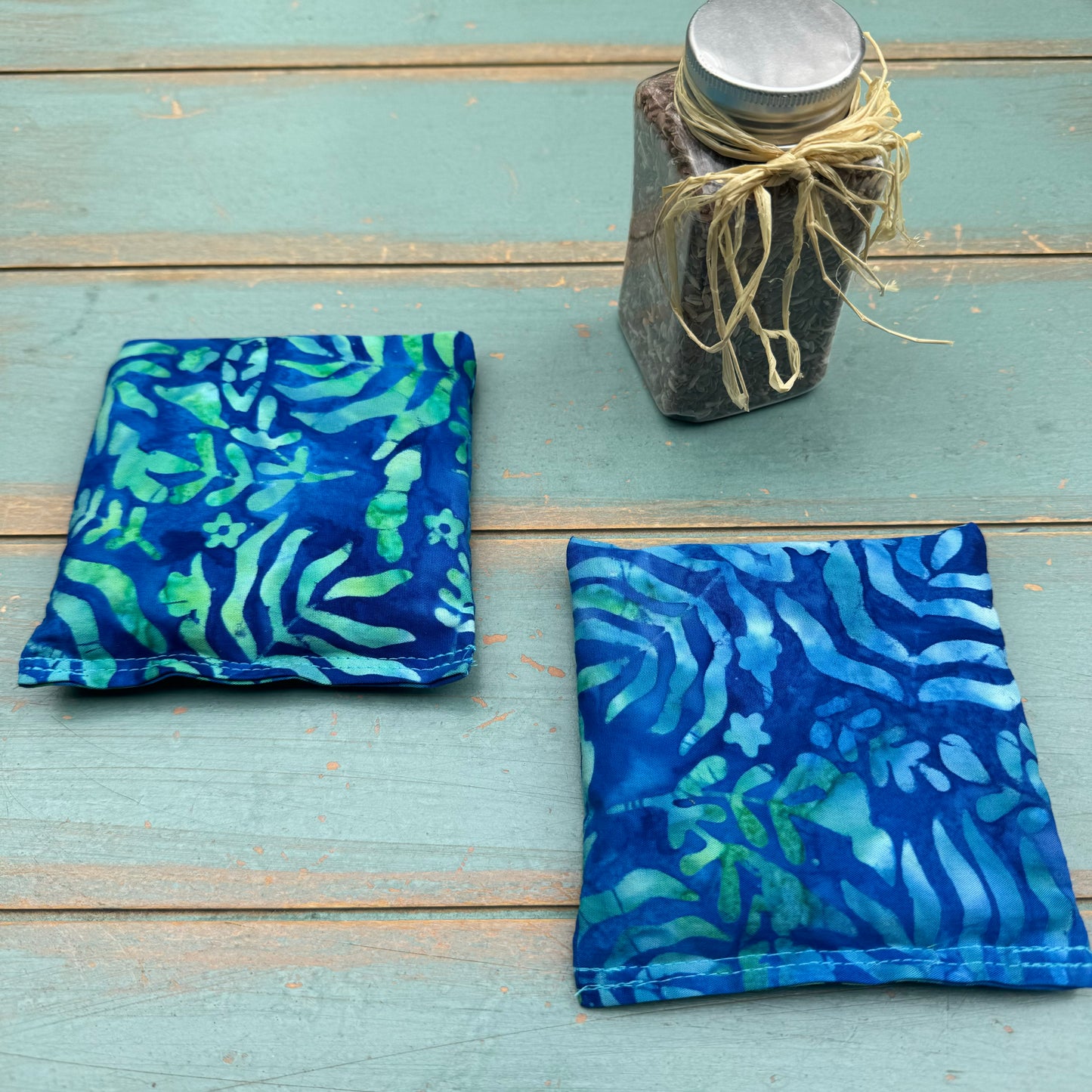 Yoga Trinity Set, Eye Pillow & ShaSha's, Aromatherapy Eye Pillow, Yoga Hand Weights, Eucalyptus peppermint eye pillow