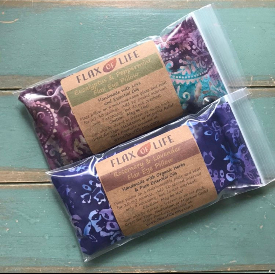 Aromatherapy Flax Eye Pillow