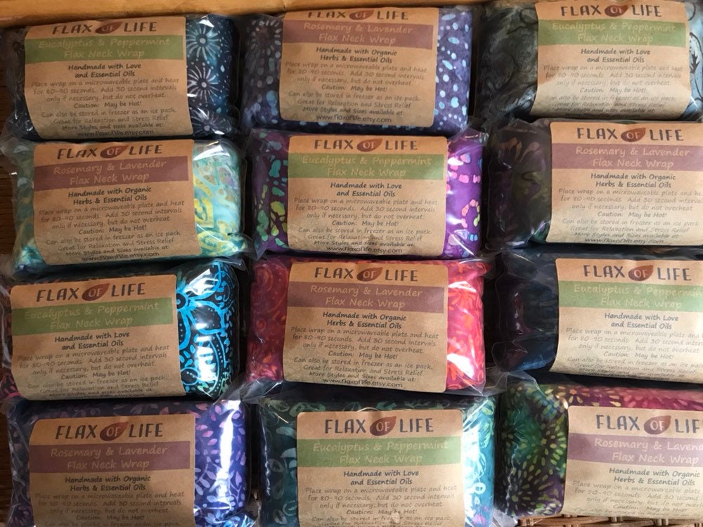Retail Starter Kit-12 Aromatherapy Shoulder Wraps, 12 Neck Wraps & 12 Eye Pillows, Wholesale Gifts, Unique gifts, Wellness, Spa Gifts, Yoga