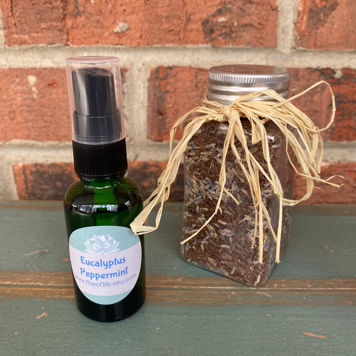 Essential Oil Spritzer, Rosemary Lavender or Eucalyptus Peppermint, 1 ounce oil spritzer, Neck Wrap Spray, Yoga Mat Spray, Eye Pillow Spray