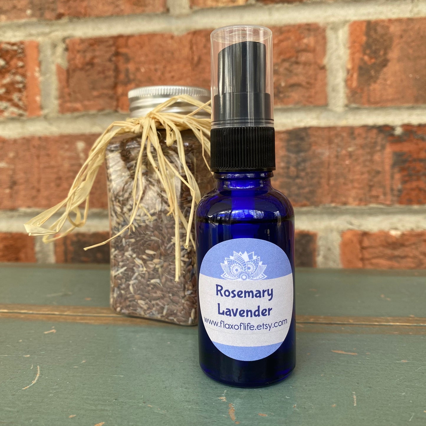 Essential Oil Spritzer, Rosemary Lavender or Eucalyptus Peppermint, 1 ounce oil spritzer, Neck Wrap Spray, Yoga Mat Spray, Eye Pillow Spray